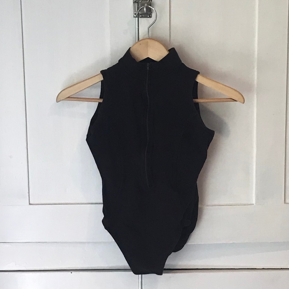 Zip Front Bal Togs Leotard